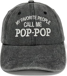 Premium Embroidery Design, Adjustable Metal Buckle Closure, Simple Lifestyle Wear Dad Hat for Father Embroidered Adjustable Baseball Cap for Men Women B0GWPLMQX1