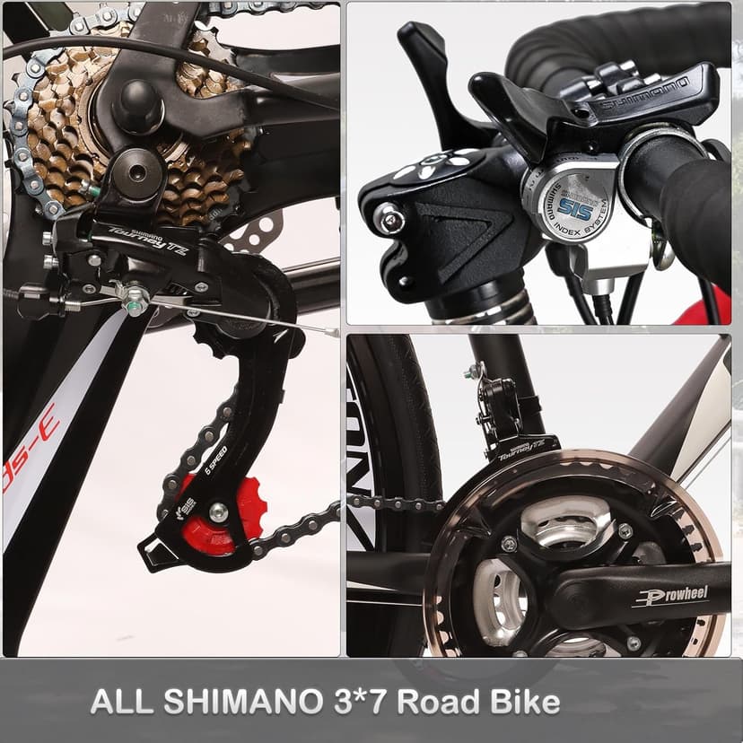 Road Bike 54CM Frame Mens Bikes 21 Speed Bicycle 700C Wheels