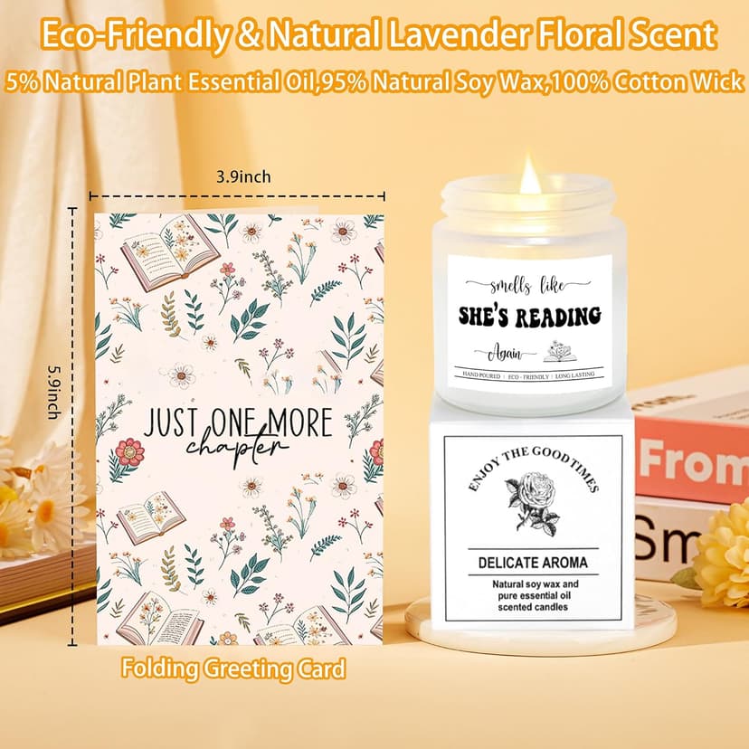 Book Lovers Gifts for Women, Accessories Bookish Gifts for Book Lovers Reading Readers Set of 8