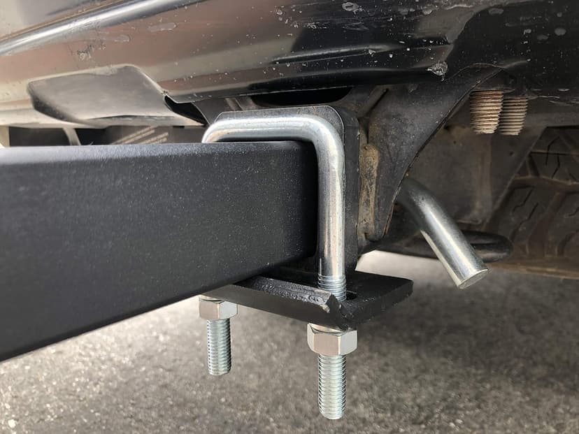 MaxxHaul Platform Bike Rack for 2 Bikes - Hitch Mounted Tray Carrier for SUV, Van, & Truck - Adjustable Tire Cradles & Foam Padded Hooks - Fits 2" Class III & IV Hitches (50027)