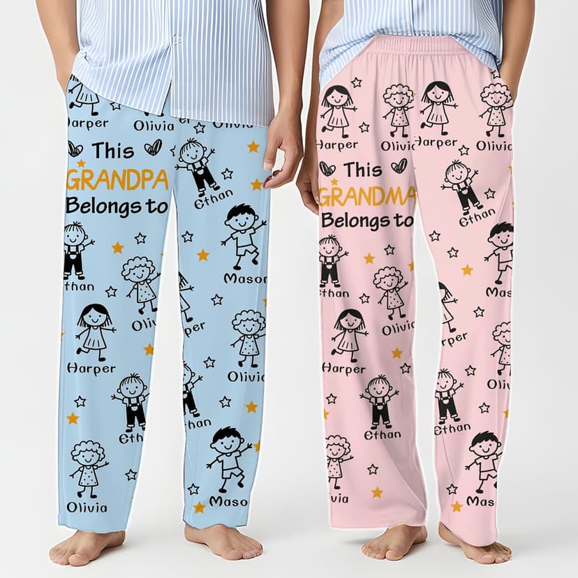 Artsadd Custom Christmas Pajamas for Men Women Personalized Face Pajama Pjs Customized Button Down Pajama Set Gift for Xmas