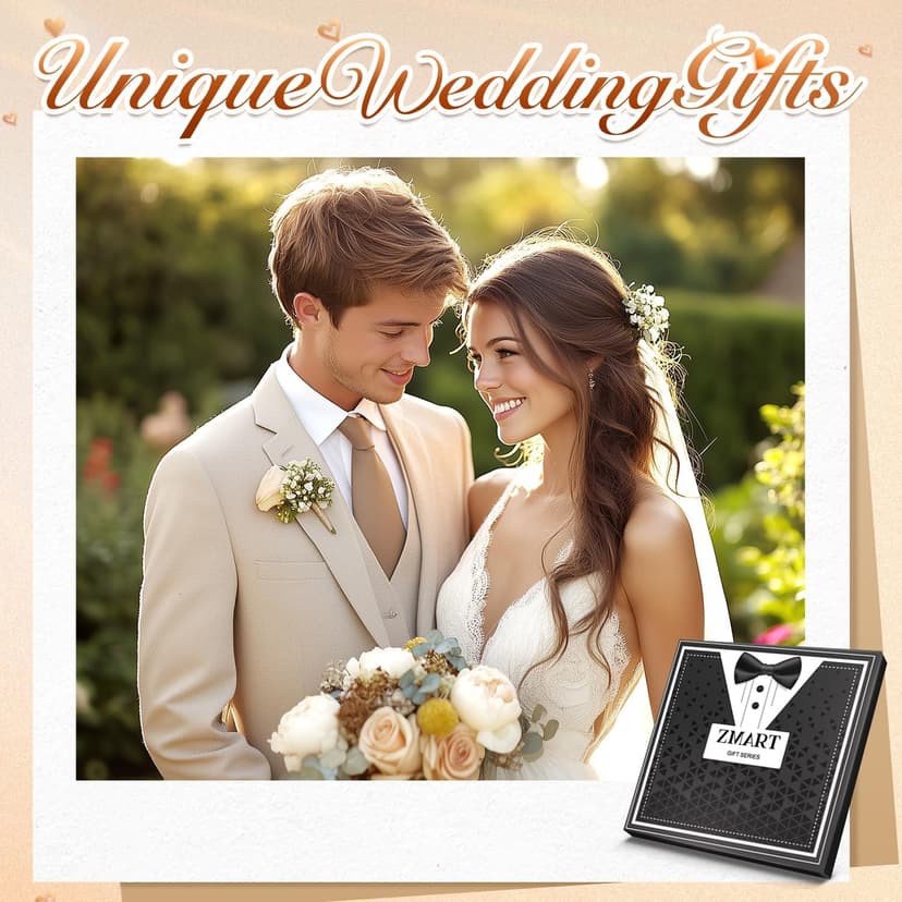 Zmart Wedding Gifts for Men - Father of the Bride Gifts from Bride, Groom Wedding Socks