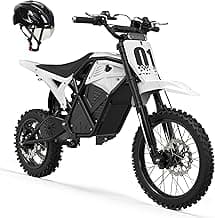 ESKUTE Electric Dirt Bike for Teens Adults, Mid-Drive Motor 3500W Peak, Electric Motorcycle 48V23Ah Battery, 53-Mile Range, 38mph, Hydraulic Nitrogen Dual Shock Absorbers