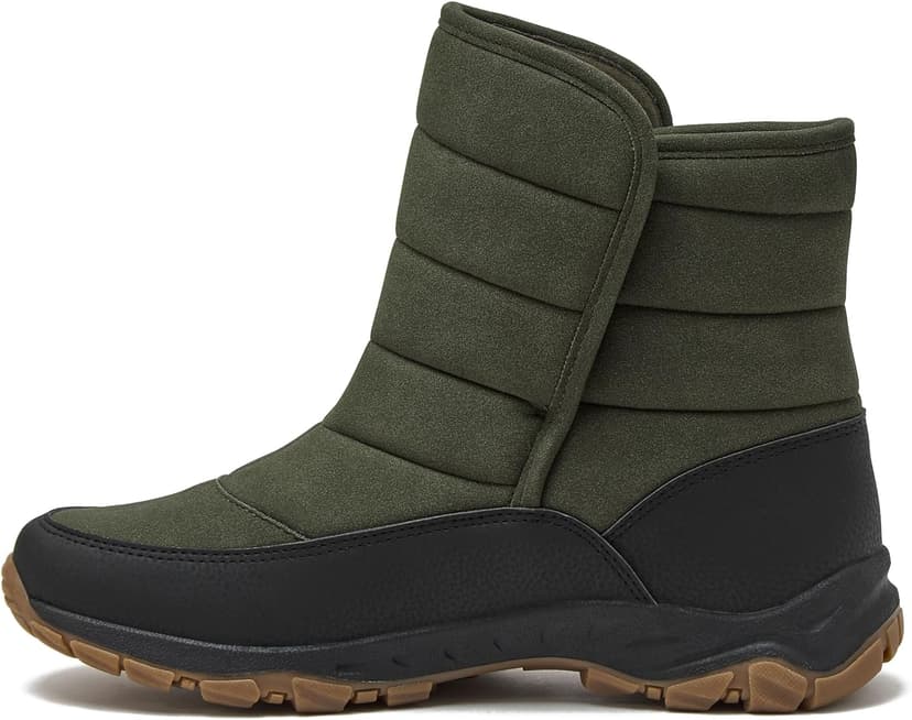 Lands' End Expedition Insulated Winter Boots for Men, Lace Up or Slip On Waterproof Mens Snow Boots, Medium or Wide Width Men's Shoes Size 8 to 13, Black, Brown, Green or Grey