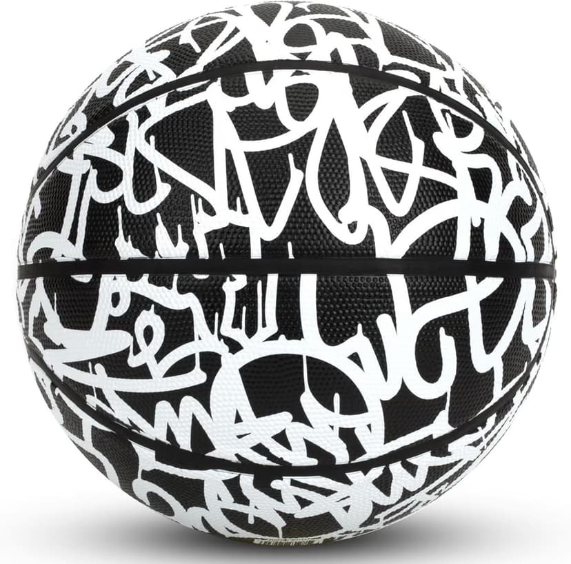 AND1 Chaos Rubber Basketball: Game Ready, Office Regulation Size (29.5”) Streetball, Made for Indoor/Outdoor Basketball Games- Graffiti Series