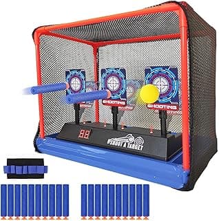 Electronic Shooting Target Auto Reset Digital Scoring Target for Toy Gun Gift Toys for Boys Girls Kids Teens