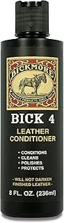 Bickmore Bick 4 Leather Conditioner 8 oz - Cleaner & Conditioner - Restore Polish & Protect All Smooth Finished Leathers