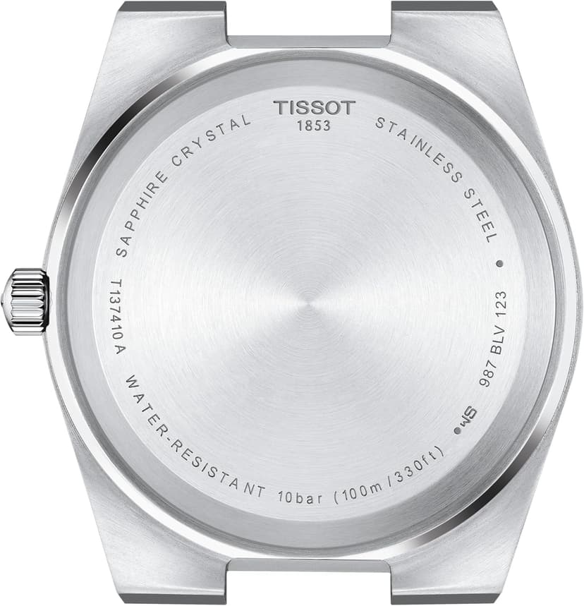 Tissot mens PRX 316L stainless steel case Dress Watch Grey T1374101105100