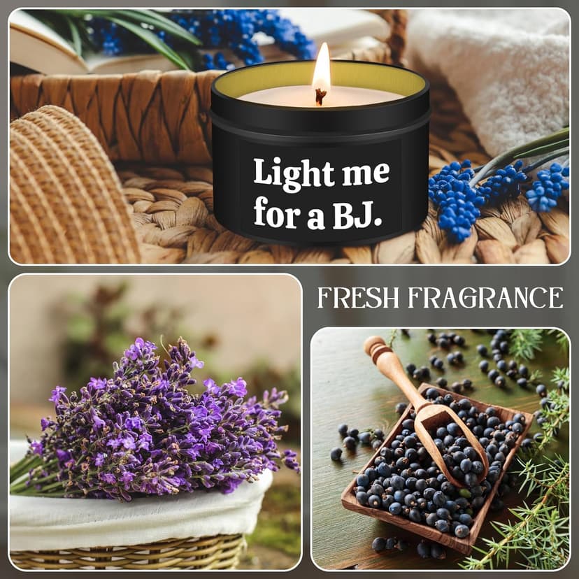 Gifts for Him Boyfriend Husband Funny Anniversary Wedding Birthday Gifts for Men Naughty Engagement Gift for Couples Husband Boyfriend Birthday Gift Ideas, Unique Romantic Lavender Candle for Men