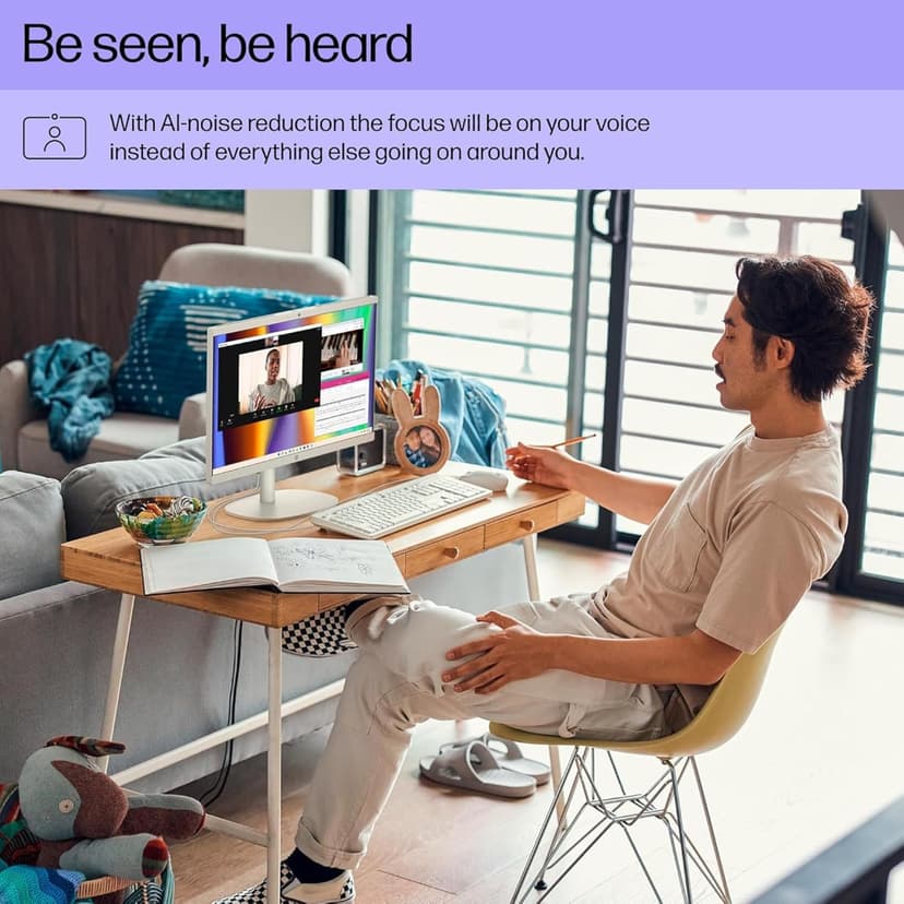 HP 22" All-in-One Desktop PC • The New Version and Look • 12 Month Microsoft Office • 40GB RAM • 1TB Storage (512GB SSD and 512GB External) • FHD Display • Intel Celeron Processor • Windows 11 Home