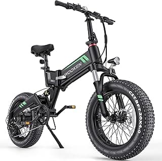TotGuard Electric Bike,20" Electric Bike for Adults Peak 750W Brushless Motor,20MPH Fat Tire Ebike,Foldable Adult Electric Bicycles with 48V 10Ah Removable Battery,7-Speed,SGS Certified to UL 2849