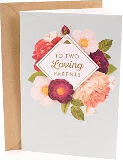 Hallmark Anniversary Greeting Card for Parents (Grateful For You Both)