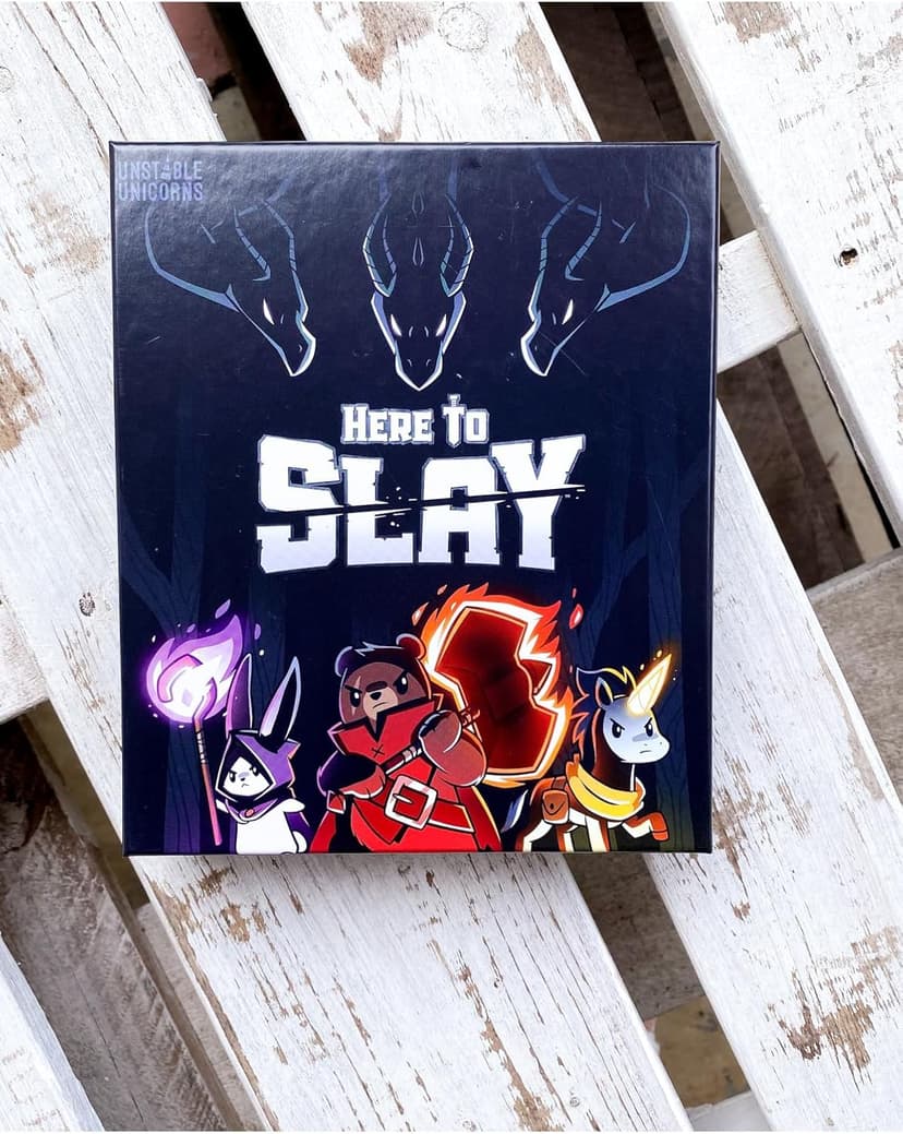 Unstable Games Here to Slay Card Game - Fantasy Adventure Strategy Game for 2-6 Players, Ages 10 and Up - Family Game Night Card Game from the Creators of Unstable Unicorns
