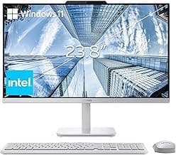Lenovo 24" FHD All-in-One Desktop Computer for Home & Office, Intel Processor, 16GB RAM, 256GB PCIe SSD, HDMI, WiFi 6, Bluetooth 5.2, Business AIO, Vent-Hear, Wireless Keyboard & Mouse, Windows 11