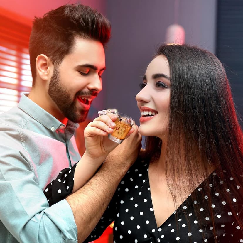 Mimorou Bride and Groom Glasses 2 Pieces Ring Finger Wedding Funny Bride Wine Glass 2 oz Mr and Mrs Engagement Gifts Stemless for Newlyweds Couples(Classic,1.93 Inch)