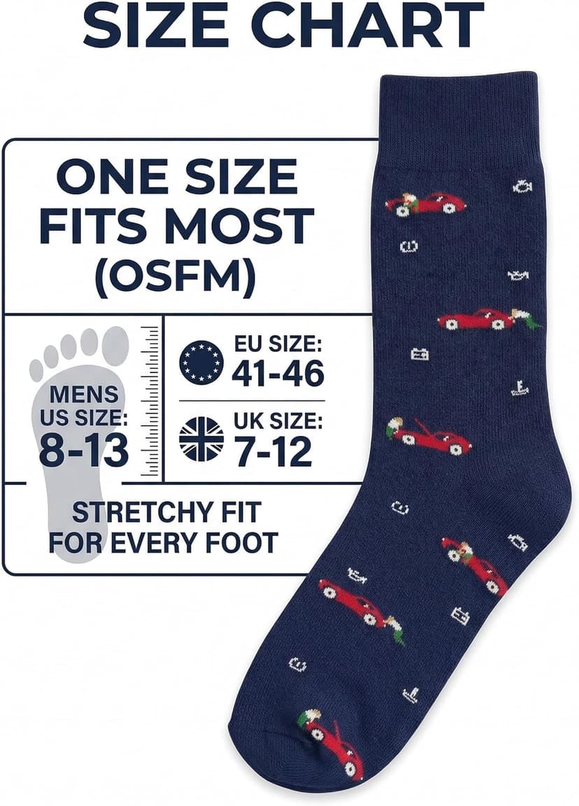 Socks with Frustrated Tennis/Pickleball Player/Fishing/Drinker Design, Novelty Cotton Socks for Men, 8-13 B0G8W88399