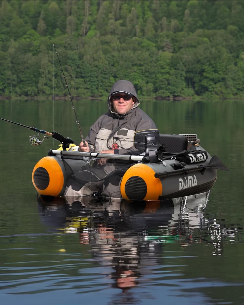 DAMA Triple Chamber SUP Inflatable Stand Up Paddle Board 10'8"*47", Extra Wide Paddle Boards for Adults, Fishing Paddle Board with 3 Removable Fins, 2 Fishing Rod Holders, Kayak Paddle,Portable Bag