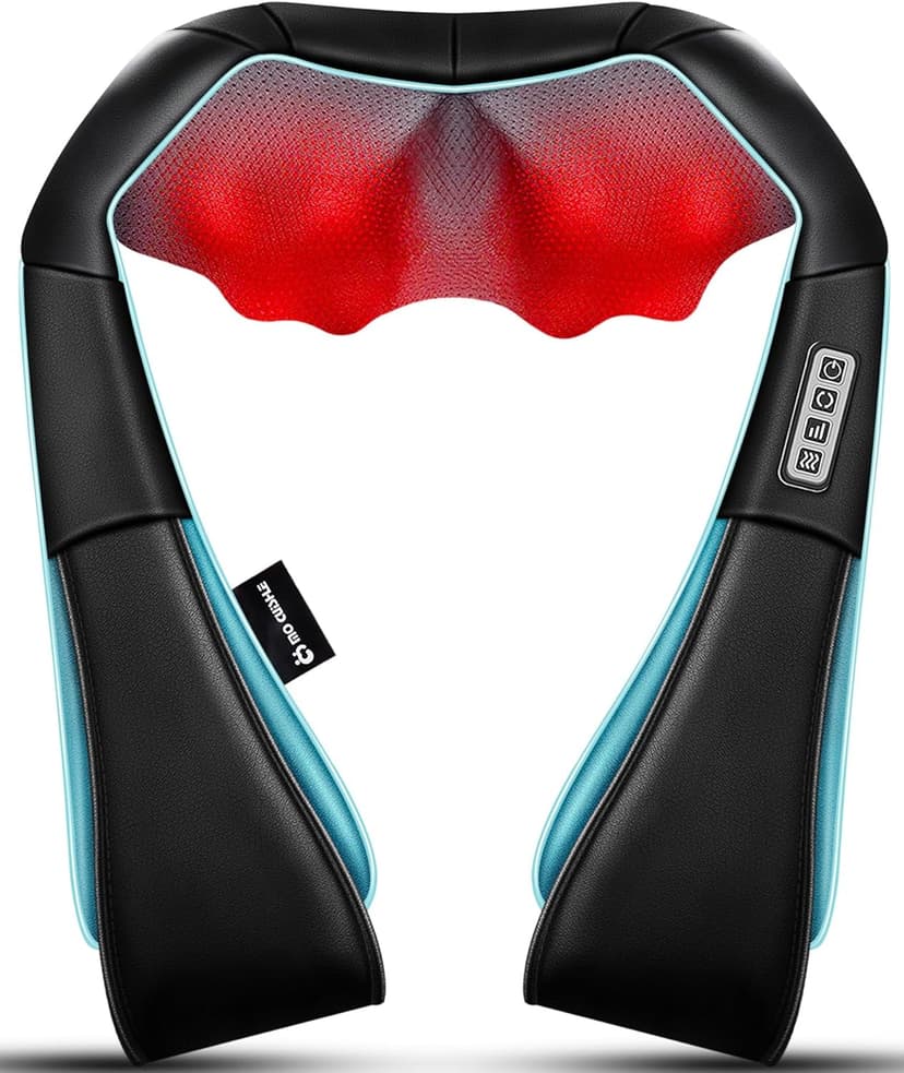Mo Cuishle Shiatsu Neck and Shoulder Massager with Heat – Deep Kneading Massage for Relaxation – Ideal for Christmas, Mother's Day, Father's Day, Gifts for Men, Women, Mom and Dad