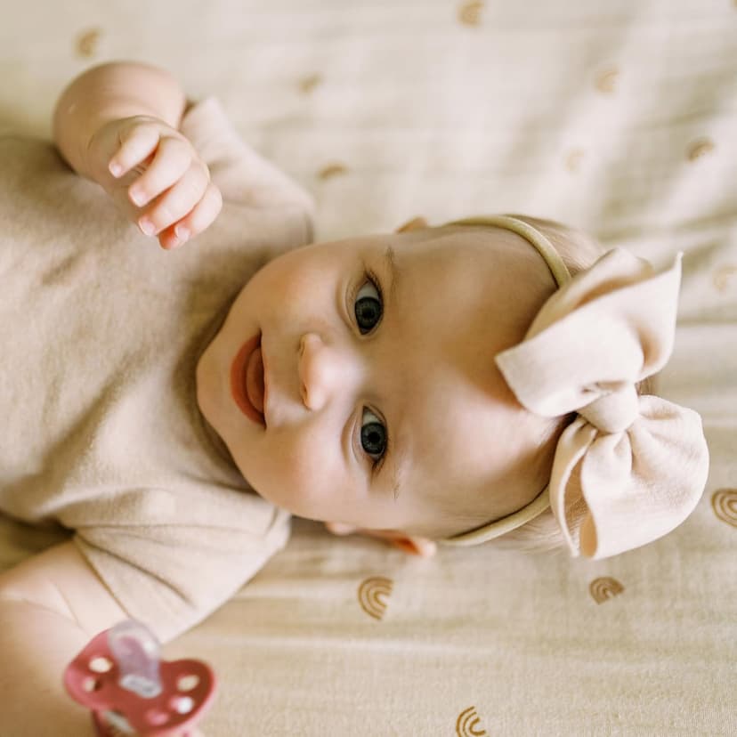 Dr. Brown's Advantage Baby Pacifier, Fully Symmetrical Soother with Soft Silicone Bulb, Lavender Love, 0-6m, BPA Free, 2 Pack