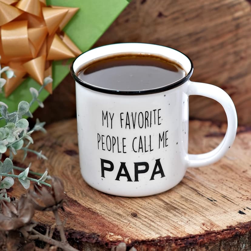 MAINEVENT Papa Coffee Mug, 11 oz, Ceramic, Funny, Best Papa Mug, Fathers Day Gift B09PSL3HZV