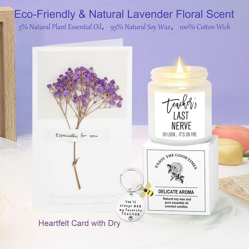 Teacher Gifts for Women, Christmas End of Year Thank You Appreciation Retirement Gifts for Teachers Women Basket Set of 9