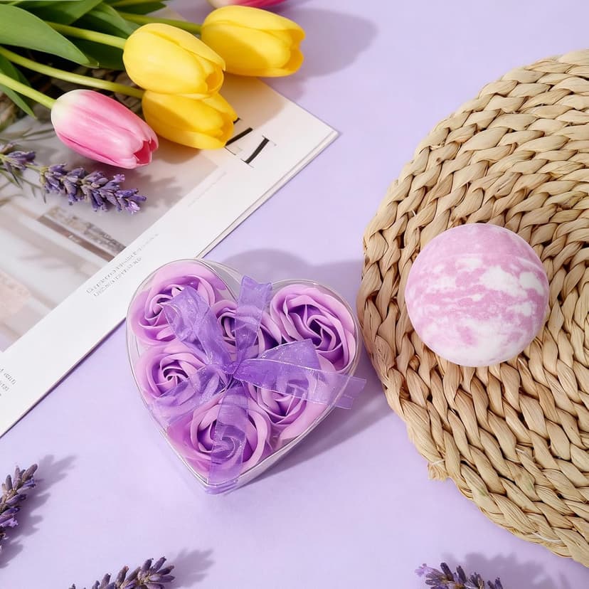 Birthday Gift for Women, Luxury Self Care Spa Gift Basket with Blanket for Mom, Wife, Sister, Friend, Girlfriend, Grandmother, Get Well Soon & Christmas gift for Her B0FKMYHG7N