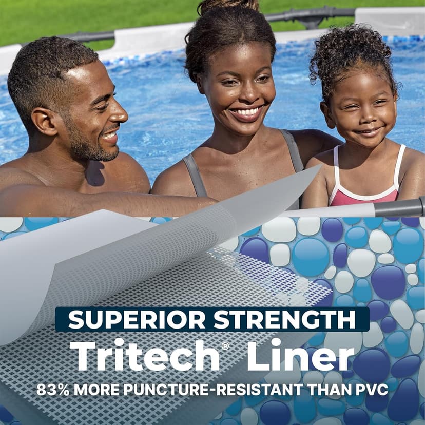 Bestway Steel Pro MAX 10' x 30" Above Ground Pool, Round Metal Frame Outdoor Swimming Pool Set with Filter Pump & Type I Cartridge, Gray