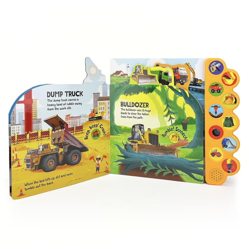 Dig It! Dump It! Build It! 10-Button Sound Book for Little Construction Lovers, Ages 2-7 1646385977