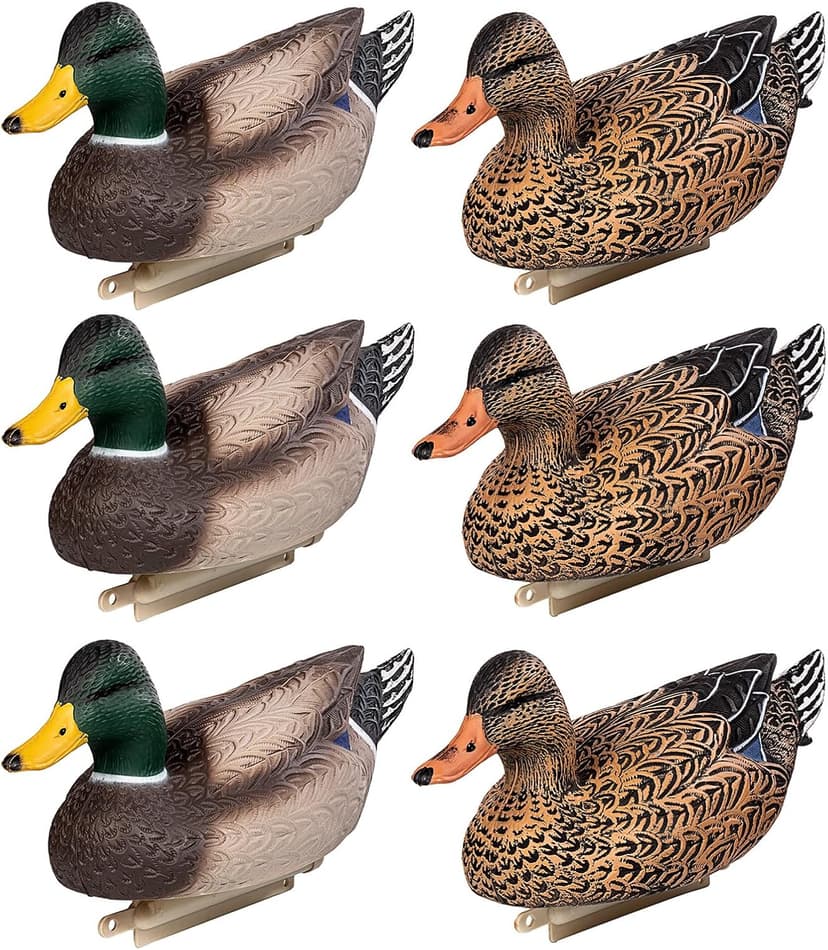 Heerweiyi Mallard Duck Decoys Popular New Material EVA Collapsible Plastic Duck Decoy Mallard Duck Decoys,Easy to Carry and use, More Cost-Effective.