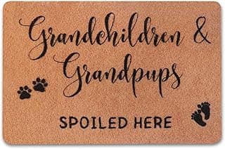 Grandma Gifts,Christmas Nana Gifts for Grandma,Gifts for Grandparents,Grandpa Gifts Birthday Gifts,Gigi Grandma Gifts from Granddaughter Grandchildren Grandson Grankids,Doormats Home Decor