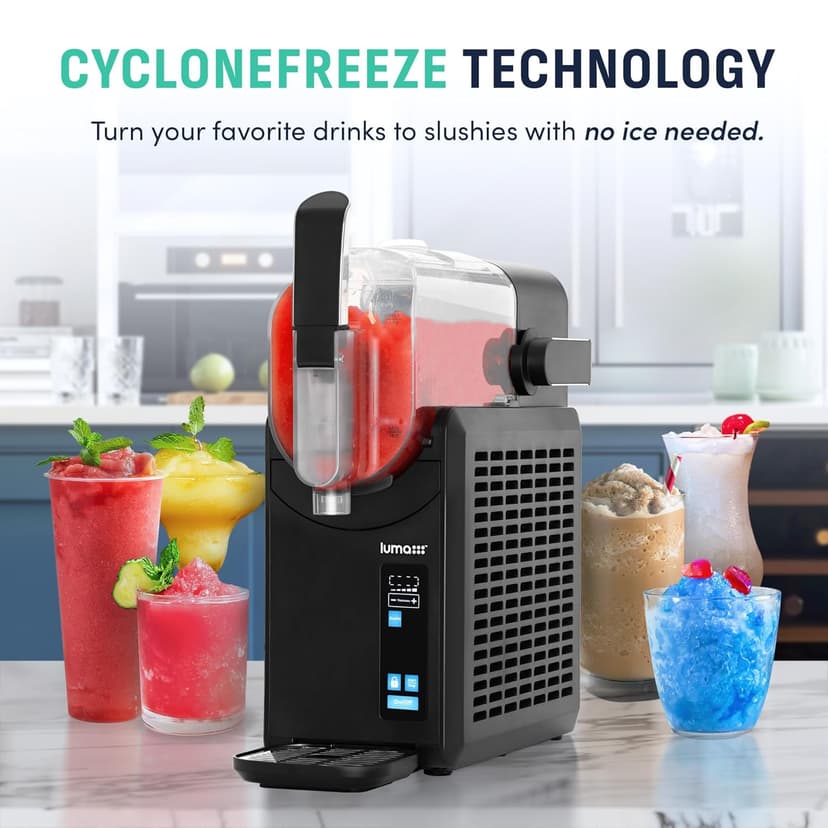 Luma Comfort Clear Ice Cube Maker Machine | First Cubes in 15 Minutes, 40 lbs. of Ice in 24 Hours | Countertop Portable Design in Stainless Steel