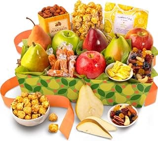 A Gift Inside Orchard Delight Fruit and Gourmet Basket