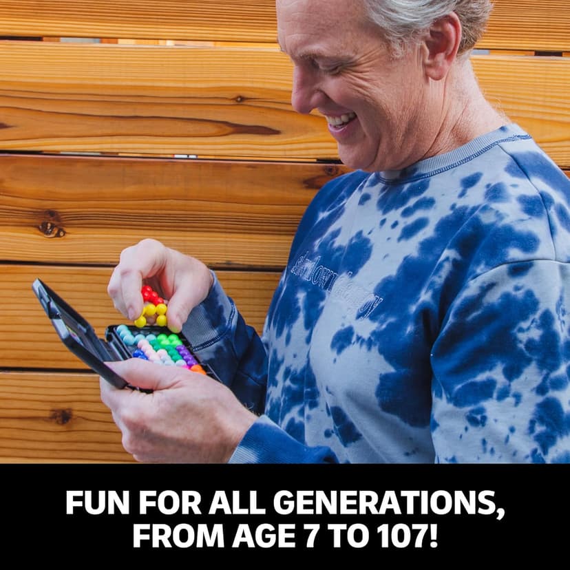 Educational Insights Kanoodle - Original 3D Brain Teaser Puzzle, Single Player Mind Challenge Toys, Handheld Travel Games, Challenging Logic Puzzles and Gifts for Kids, Teens & Adults Ages 7+