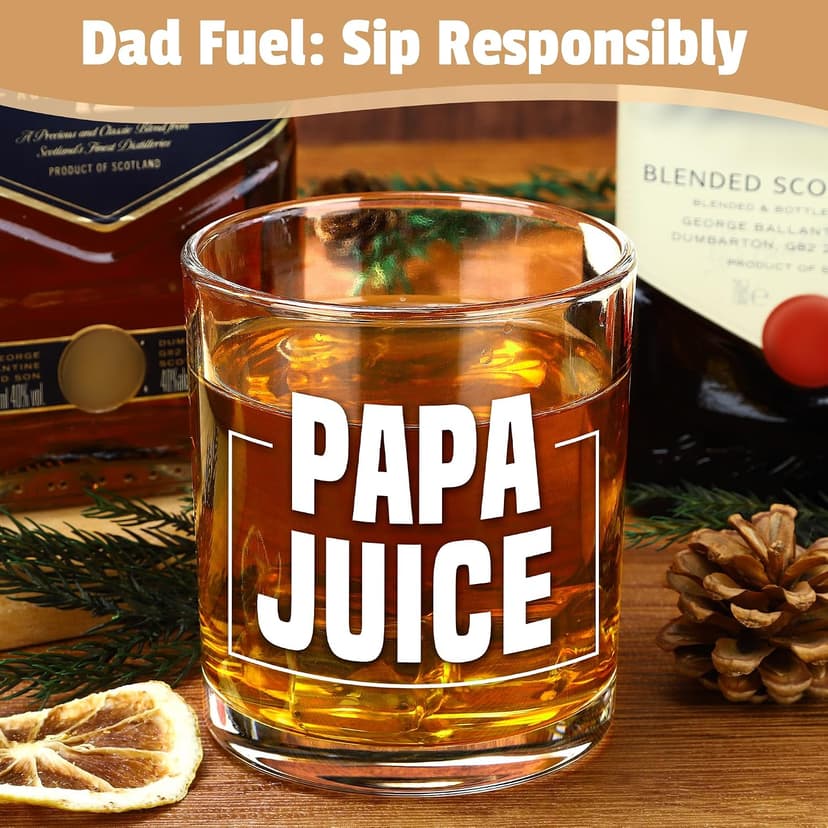 Papa Gifts from Grandkids Papa Birthday Gifts for Men Happy Birthday Gift Ideas for Best Papas from Grandson Granddaughter Grandchildren Funny Gift Set for Christmas, Fathers Day with Hat, Wine Glass B0FW57CH3S