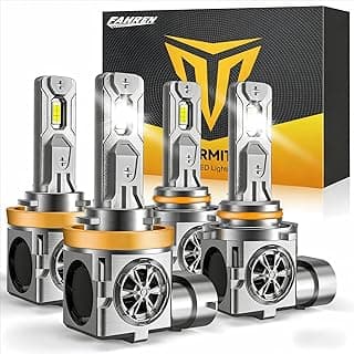 Termitor 2026 Latest H11 9005 LED Light Bulbs Combo, 110,000LM 1500% Brighter, No Flickering No Adapter Required, 70K+ Hrs Lifespan, 1:1 Halogen Driving Light Bulbs Size, Plug N Play, Pack of 4