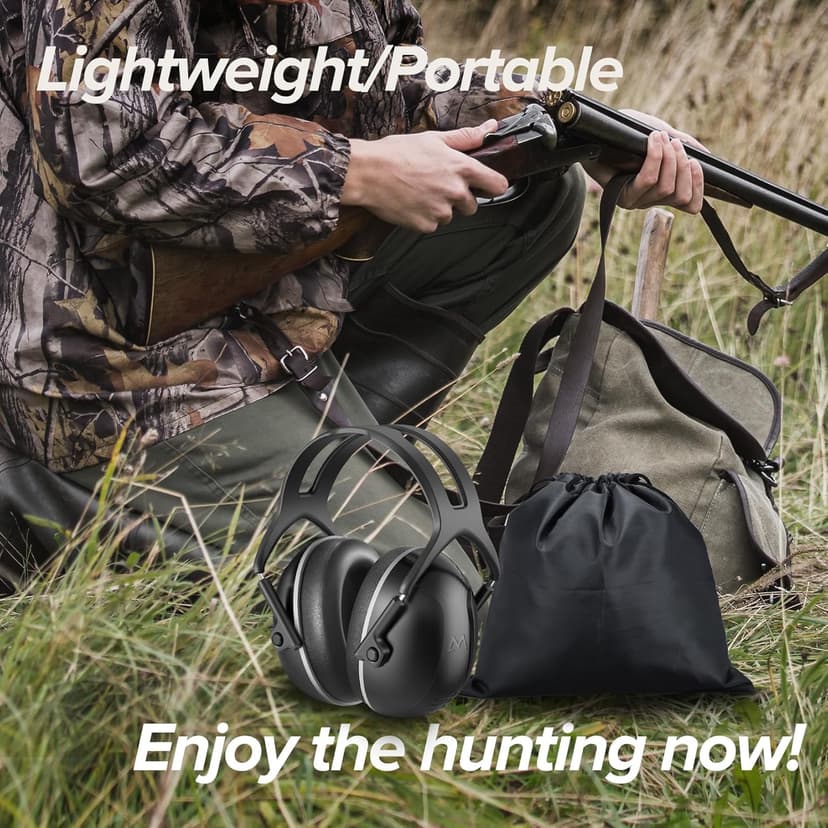 SNR 35dB High Noise Cancelling Ear Muffs, Ear Protection for Mowing, Adult Noise Cancelling Headphones for Autism, Hearing Protection Ear Muffs for Noise, Noise Reduction Earmuffs for Shooting,Mowing