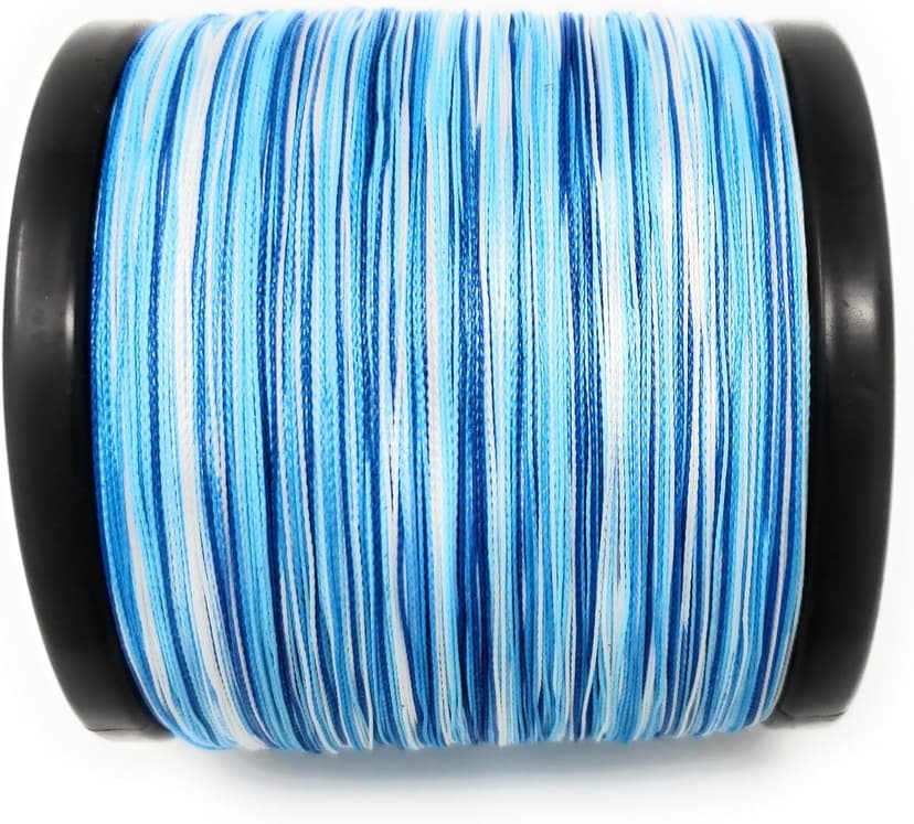 Reaction Tackle Braided Fishing Line - Pro Grade Power Performance for Saltwater or Freshwater Fish - Colored Fishing Line Braid for Extra Visibility