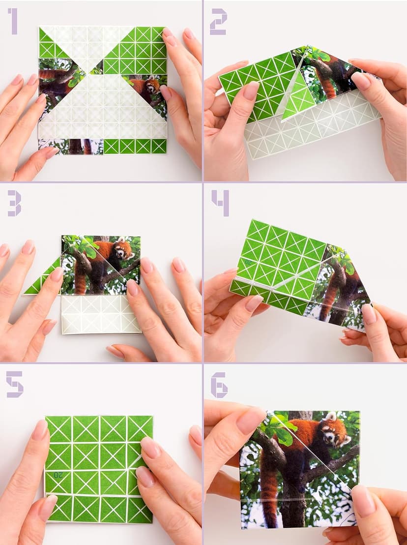 FOLDOLOGY - The Origami Puzzle Game! Brain Teasers for Tweens, Teens & Adults | Travel Game, Hands-On STEM Toy, Stocking Stuffer, Gift for Ages 10+ | Fold the Paper, Complete the Picture | 100 Puzzles