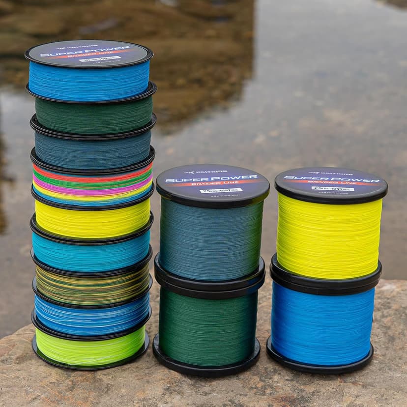 KastKing SuperPower Braided Fishing Line - Abrasion Resistant Braided Lines – Incredible Superline – Zero Stretch – Smaller Diameter – A Must-Have!