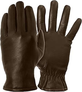 Pratt and Hart Broadway Women’s Leather Gloves with Thinsulate Lining (Sheepskin) Great for Winter Outings, Driving or Skiing