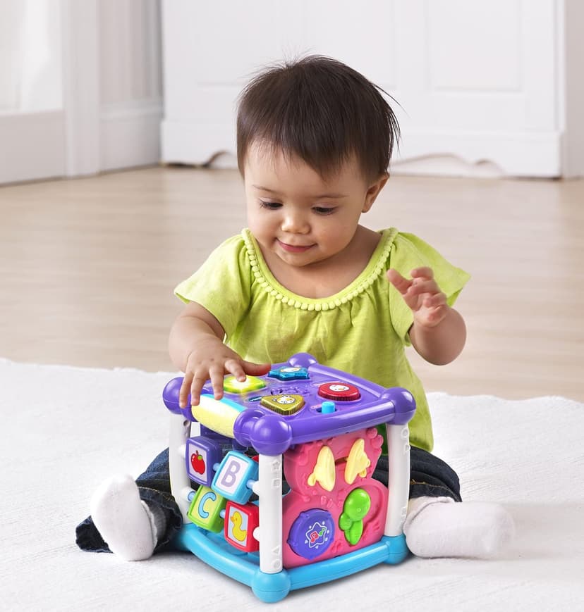 VTech Busy Learners Activity Cube, Purple B00OC5FU8Q
