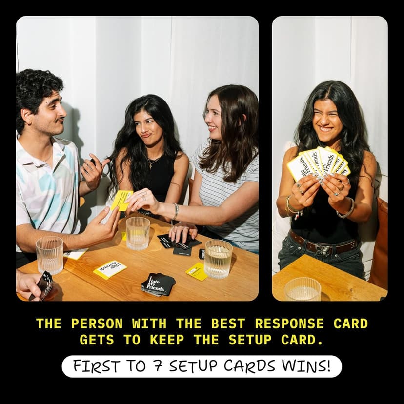 DSS Games I Hate My Friends [Hilarious Roast Party Game for Adults | Funny Friend Card Game for Game Night, Bachelorette Parties, College Parties & Girls Trips | Ages 17+ | 3+ Players]