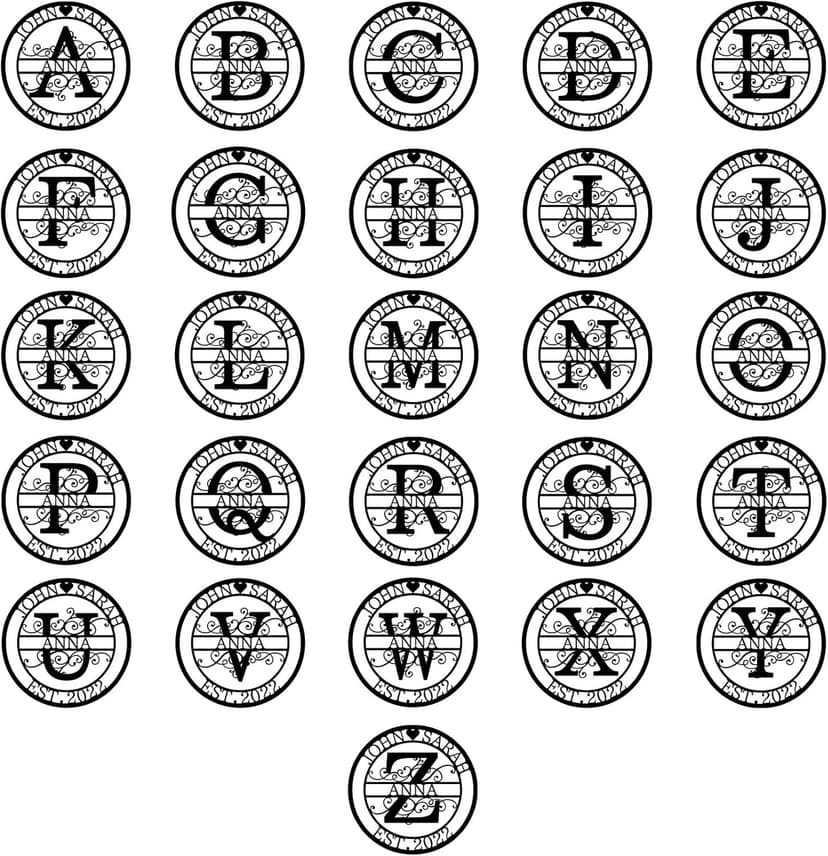 Custom Metal Sign - Personalized Name Sign - Family Sign - Outdoor Metal Wall Art Home Decor - Personalized Gift for Couple - Anniversary Wedding Gift