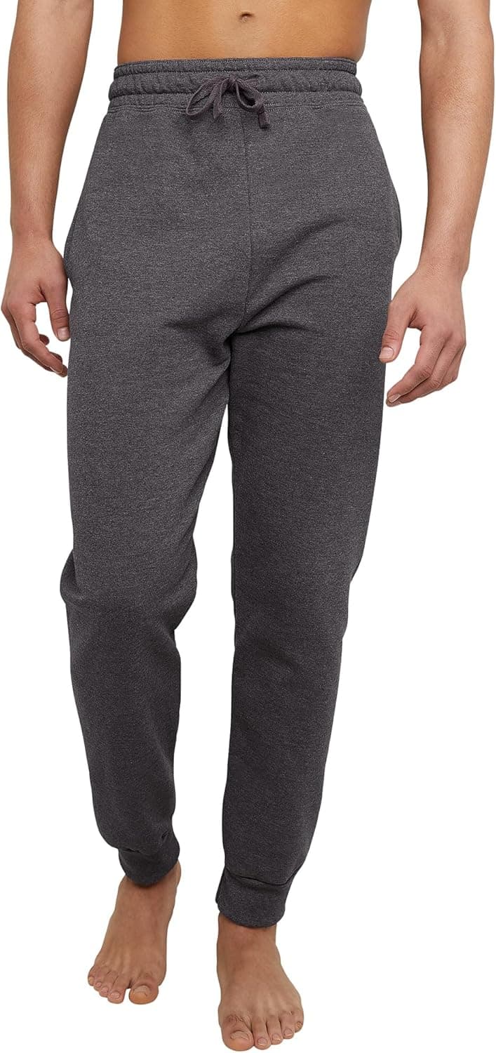 Hanes Men's Joggers, EcoSmart Fleece Sweatpants for Men, Men's Lounge Pants, 30.5" B07HDLX9HZ