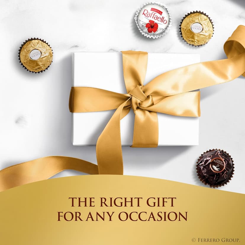 Ferrero Collection, 24 Count, Premium Gourmet Assorted Hazelnut Milk Chocolate, Dark Chocolate and Coconut, 9.1 oz
