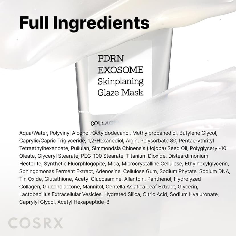 +123% Hydration, Instant Glow, Peel Off Face Mask, Elasticity & Firmness, Korean Skin Care, 1.69 fl oz COSRX PDRN Exosome Overnight Face Mask, Korean Glass Skin Glow, 1.69 fl oz B0FWK57DL4