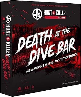 Hunt A Killer: Death At The Dive Bar, Solve a Murder at Old Scratch Tavern, Immersive Murder Mystery Game, Play Detective in Unsolved Mysteries, Great Gift For True Crime Fans, Designed for Ages 14+