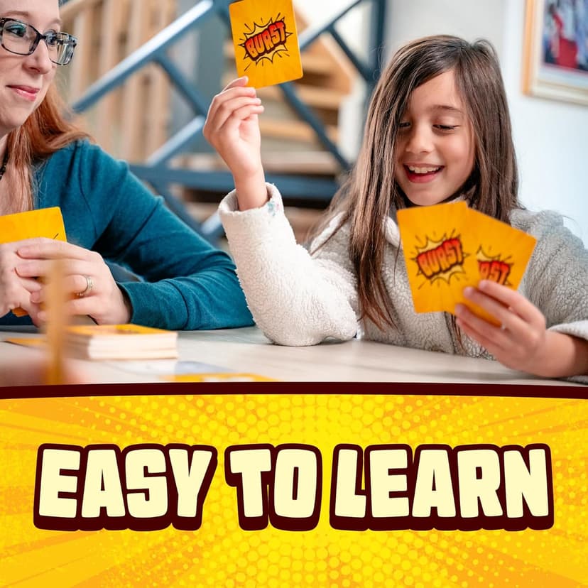 Lost Boy Entertainment Burst - Card Games - Family Party - Game Night - for Kids 10 and Up - Games for Adults - Creators of Piles!