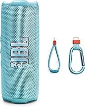 JBL Flip 7 - Portable Waterproof and Drop-Proof Speaker, Bold JBL Pro Sound with AI Sound Boost, 16Hrs of Playtime, and PushLock System with Interchangeable Accessories (Teal)