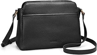 befen Anti-theft Crossbody Bag for Women Geniune Leather, Small Cross Body Shoulder Handbags with RFID Card Slots